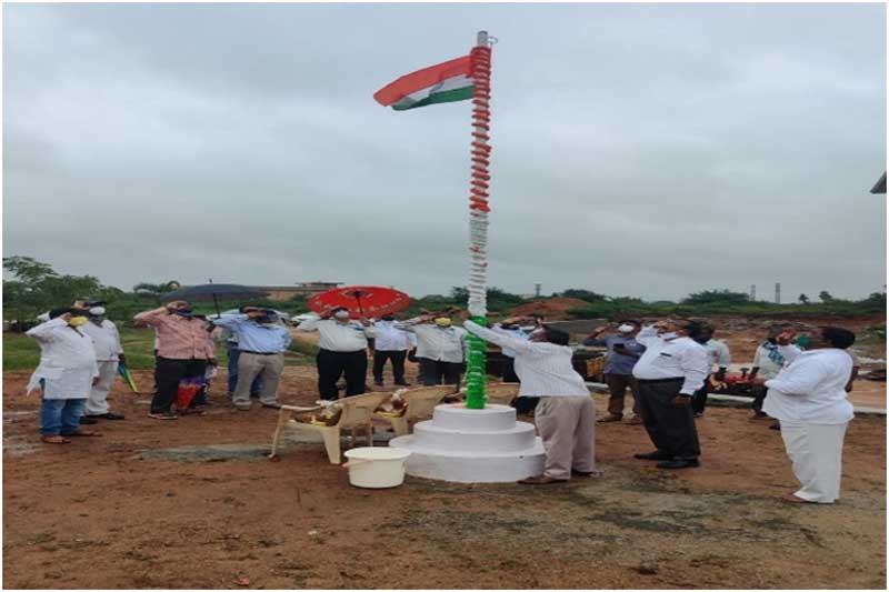 Independence Day Flag Hoisting at NARFBR