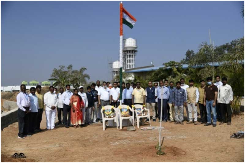 Republic Day Flag Hoisting at NARFBR