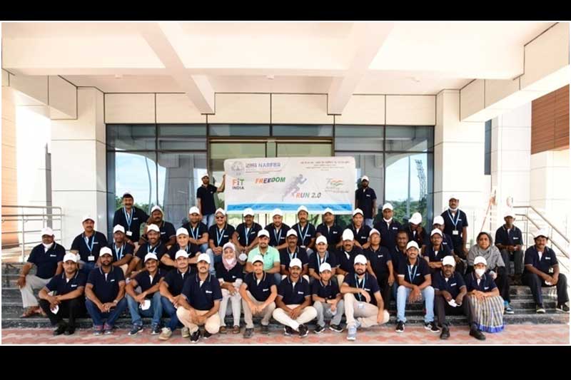 Fit India Freedom Run 2.0 to Commemorate ’75’ Azadi Ka Amrit Mahotsava At ICMR-NARFBR