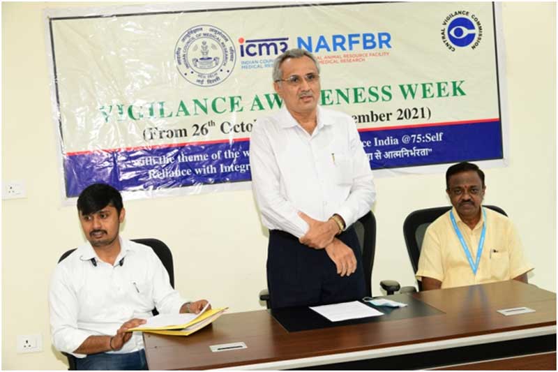 The 2021 Vigilance Awareness Week is being observed with the theme “Independant India @ 75 : Self Reliance with Integrity”.