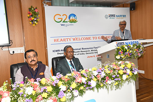 The G20 Delegates visited ICMR-NARFBR on 6th June, 2023