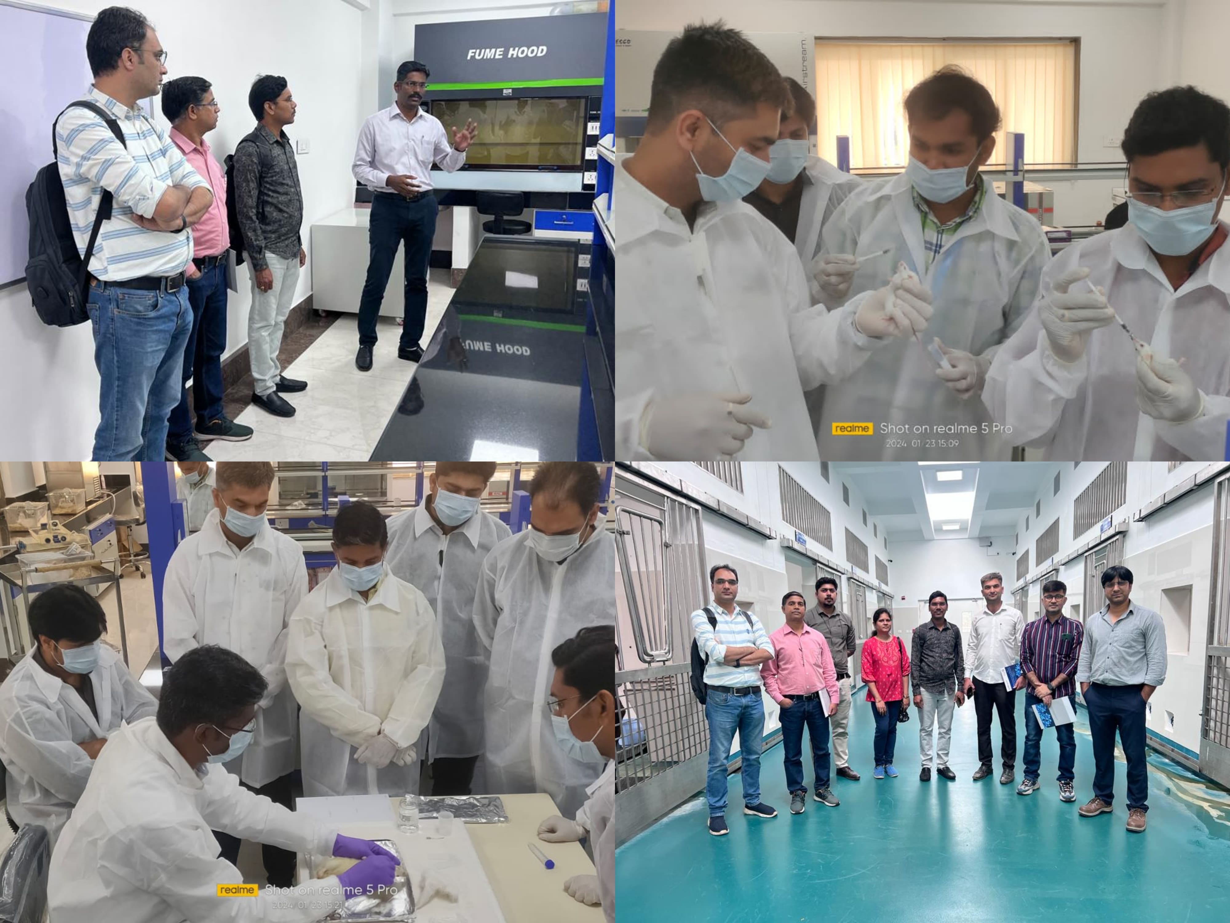 Workshop on Laboratory animal health monitoring practices during 22nd to 24th January, 2024