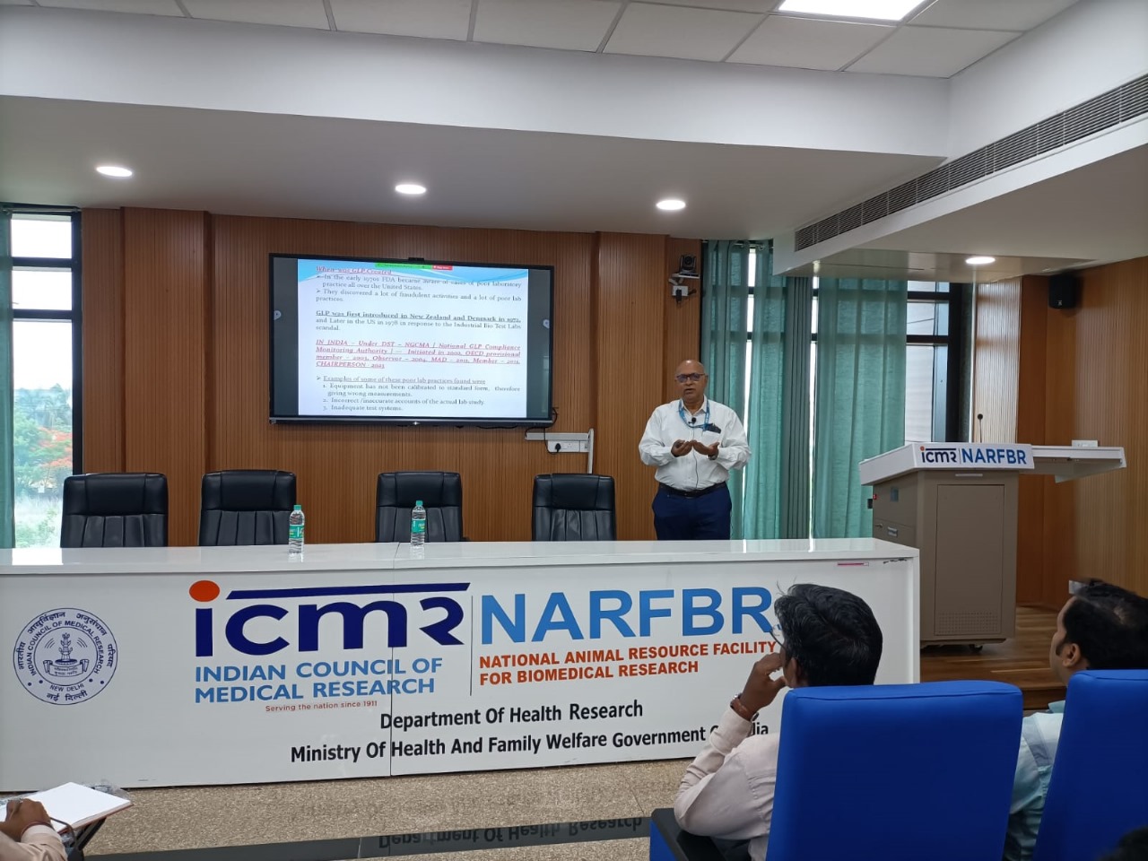 13 June 2024 & 4-5 July 2024: Sensitization lecture on GLP by Dr. P.Uday Kumar, Dr. Godugu Chandraiah, Dr.Ramesh Ummanni, Dr. Anthony Addlagatta