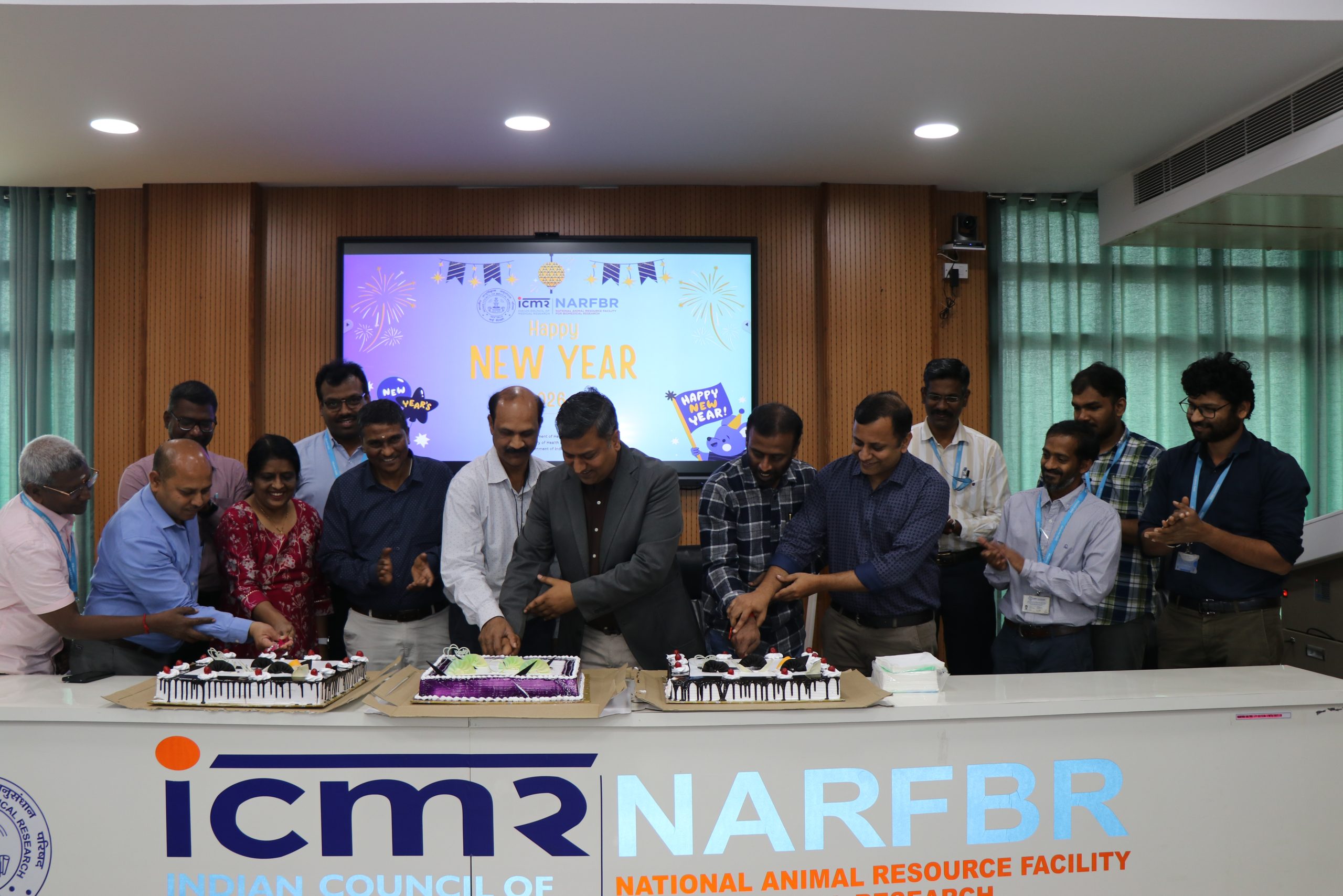 New year celebrations @ ICMR NARFBR
