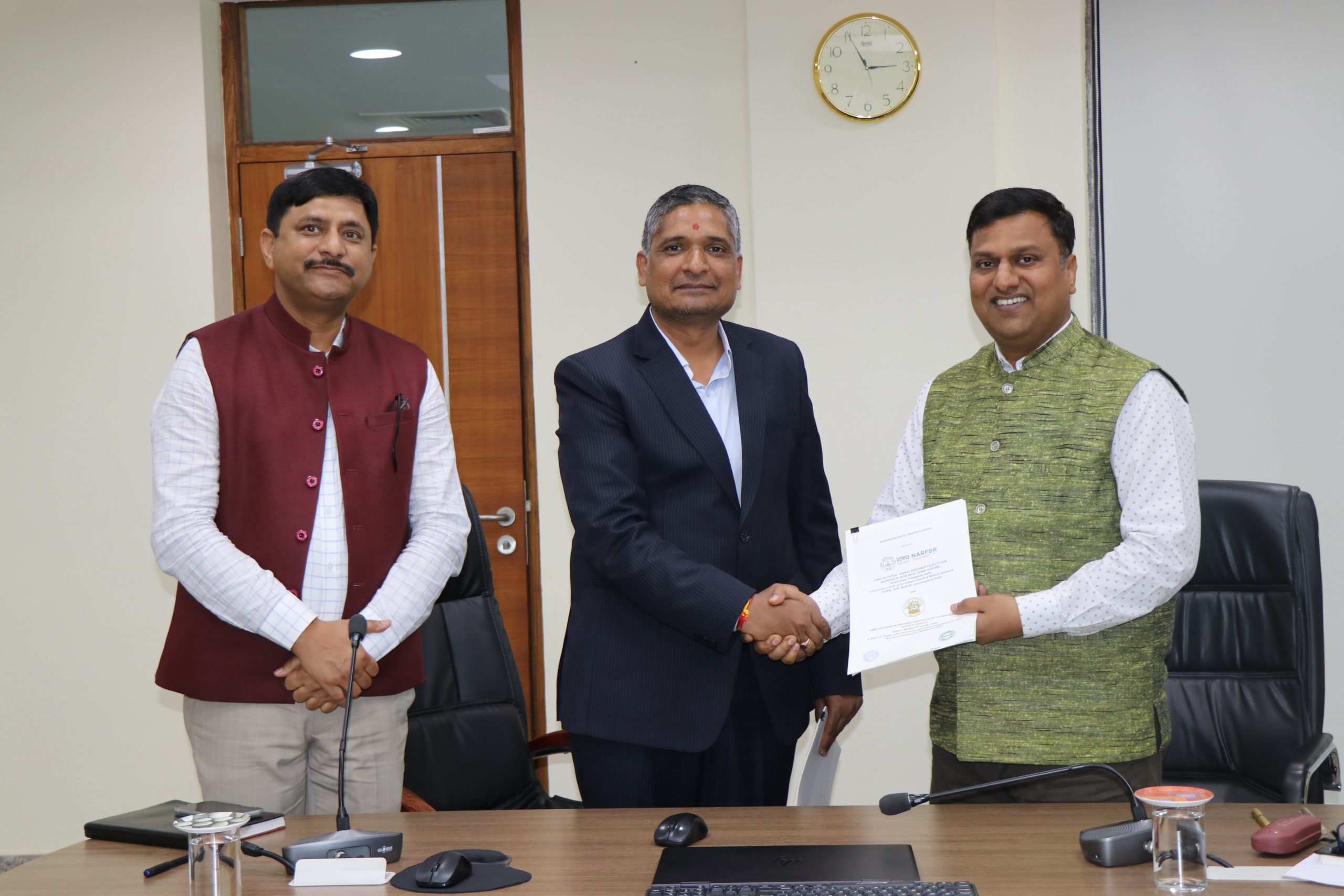 Shri G. S. Institute of Technology and Science, Indore MOU with ICMR- NARFBR