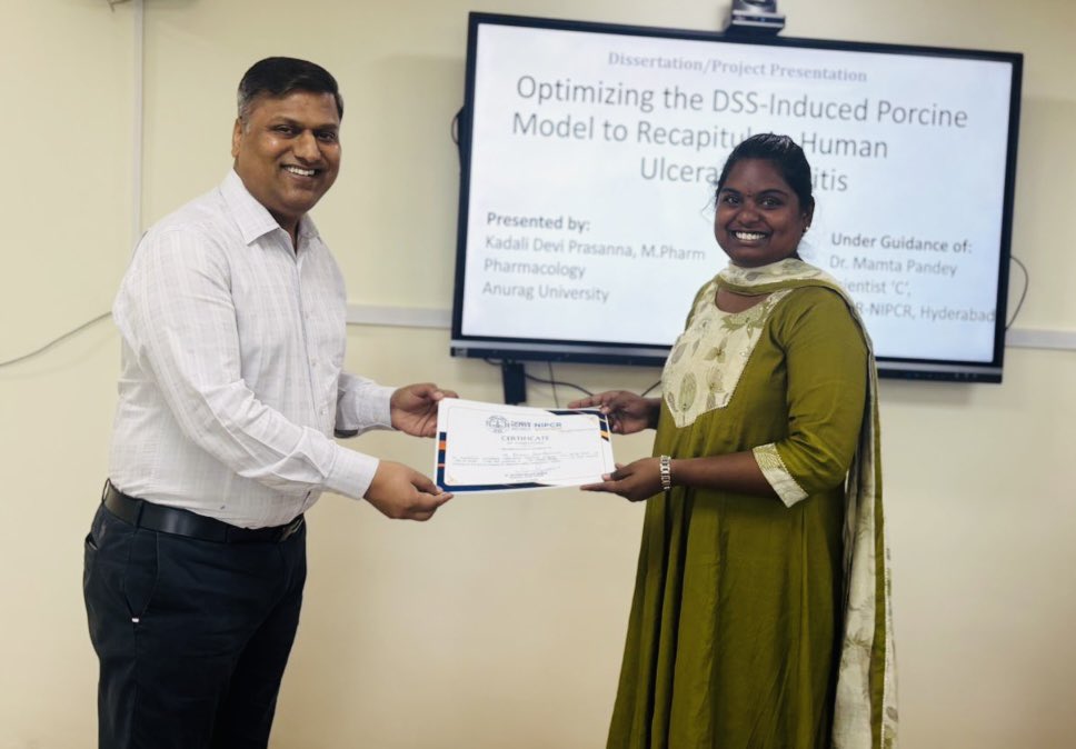 1st batch of Internship at ICMR-NIPCR, ClassOf2026